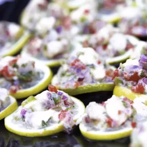 comida para quinceañeras